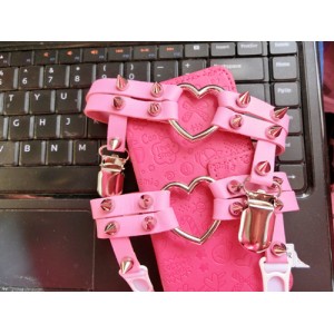 Leather and Stretch Hart Leg Garter. 