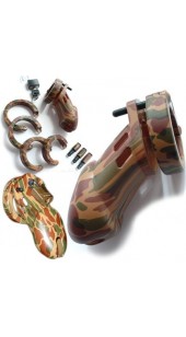 Locking Male Chastity Device CB6000 Camouflage Design.