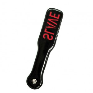 Black or Red leather SLAVE Paddle.
