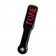 Black leather LOVE Paddle.