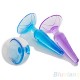 Plum Drop Starter Anal Plug in Blue or Purple.
