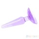 Plum Drop Starter Anal Plug in Blue or Purple.