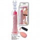 Ejaculating and Vibrating Dildo With Remote Control and Suction Base.