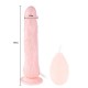 Ejaculating and Vibrating Dildo With Remote Control and Suction Base.