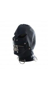 Pleather Hood with Lockable Two Zip Mouth.