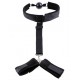 Black Mouth Gag With Adjustable Wrist  Restrains.