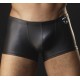 Pleather Boxers With Front O Ring.