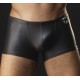 Pleather Boxers With Front O Ring.