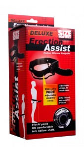 Erection Assist Hollow Strap-on - Black. 