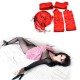 Under The Bed Wrist and Ankle Restraint Set in Pink or Black or Red..