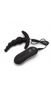 Anal Pleasure Vibrating anal Plug With Ten Mode Remote Control.