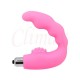 Prostate Dual Stimulator in Pink With Batteries.