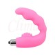 Prostate Dual Stimulator in Pink With Batteries.