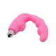Prostate Dual Stimulator in Pink With Batteries.