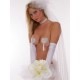 One Pair Sweetheart Bridal Sequin Pasties.