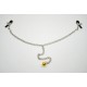 Adjustable Nipple Clamp's With Linking Chain and Small Bell.