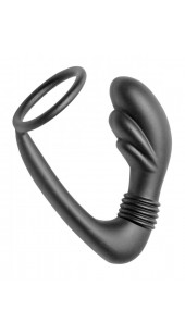 Cobra Silicone P-Spot Massager and Cock Ring