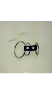 Three Steel Cock Ring Electro Sex Set.