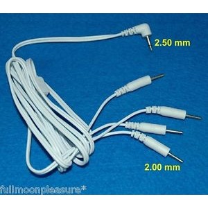 Electrosex Four Wire Set With 2.5mm Plug and 4-Pin Tip