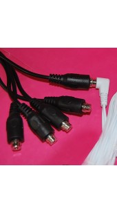Electrosex Four Wire Set With 2.5mm Plug and 4 Pin 2.5mm Connectors.