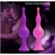 Intimate Silicone Anal Plug Colour Purple.