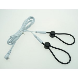 ElectroSex Adjustable Scrotum and Cock Tie Clamps Set.