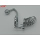 Bird Cage Steel Chastity Device With Anal Ball  50MM Scrotum Ring.