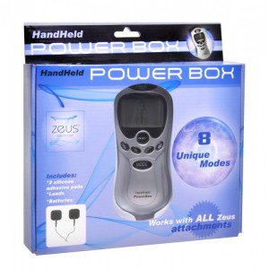 Zeus Handheld Eight Mode Power Box with Black Pads