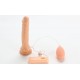 Ejaculating and Vibrating Cock With Remote Control and Suction Base.