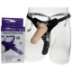 Ten Vibration Settings Strap On With Nylon Harness In Three Colours.