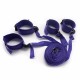 Under The Bed Wrist and Ankle Restraint Set In Three Colours .