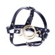 Double Ring Mouth Gag With Head Gear.