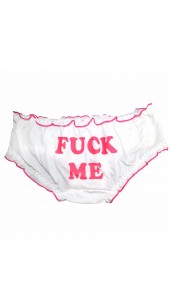 FUCK ME Womens Panties One Size. 