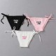 FUCK ME Tie Side Womens Panties One Size in a Range of Colours. 