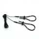 ElectroSex Adjustable Scrotum and Cock Tie Clamps Set With Beads.