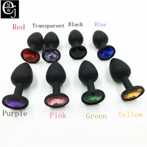 Soft Black Silicone Extreme Anal Jewelry in A Ranger Of Colours.