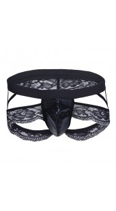 Black Lace and Spandex G-String in a Range of Size's.