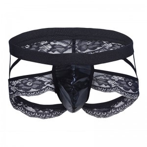 Black Lace and Spandex G-String in a Range of Size's.