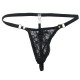 Spandex and Lace Thong With Chrome Stud's in A Range Of Size's and Colour's.