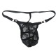 Spandex and Lace Thong With Chrome Stud's in A Range Of Size's and Colour's.