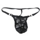 Spandex and Lace Thong With Chrome Stud's in A Range Of Size's and Colour's.