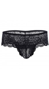 Lace High Rise Briefs With Front Pouch in a Range of Colour's.