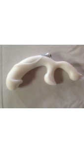 White or Purple Anal Dildo with Bullet Vibe.
