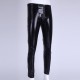  Black Men's Patent Leather Pant's With Front Zipper in A Range Of Size's.