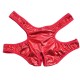 Men's Crotchless Open Side's Shiny Spandex in Red or Black in A Range of Size's.