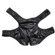 Men's Crotchless Open Side's Shiny Spandex in Red or Black in A Range of Size's.