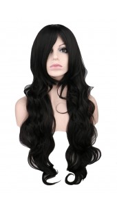 Desire Long Wavy Black Wig (38 inches long)