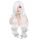 Desire Long Wavy Rich White Wig (38 inches long)