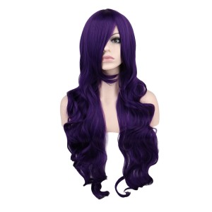 Desire Long Wavy Purple Wig (38 inches long)