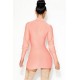 Cool Pink High Neck Mini Dress With Front Cut Out in Three Size's.